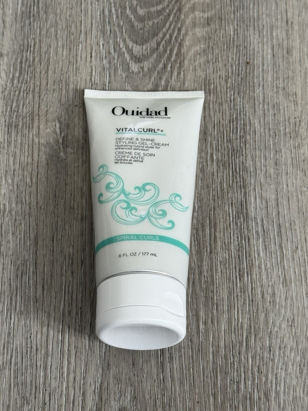Ouidad VitalCurl Plus Define and Shine Styling Gel-Cream for Unisex - 6 oz Cream